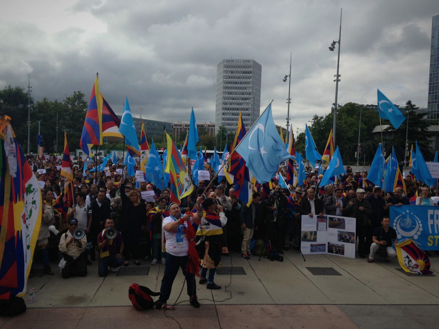 World Uyghur Congress Holds Successful Demonstration at the UN, Geneva