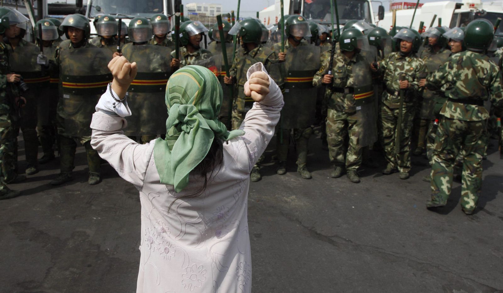 China is touting its protection of human rights in a Muslim-majority region riven by violence