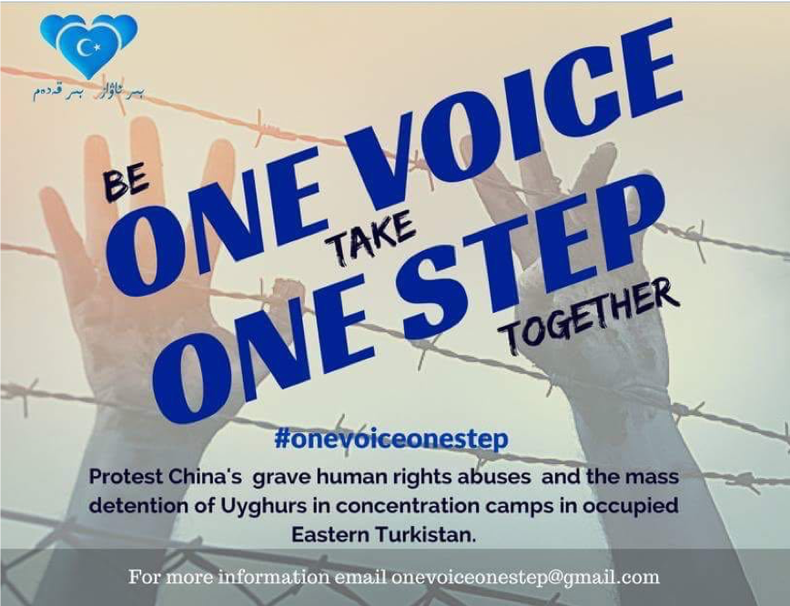 PRESS RELEASE: Uyghur Women Organise Worldwide Demonstrations Through ‘One Voice, One Step’ Initiatiative
