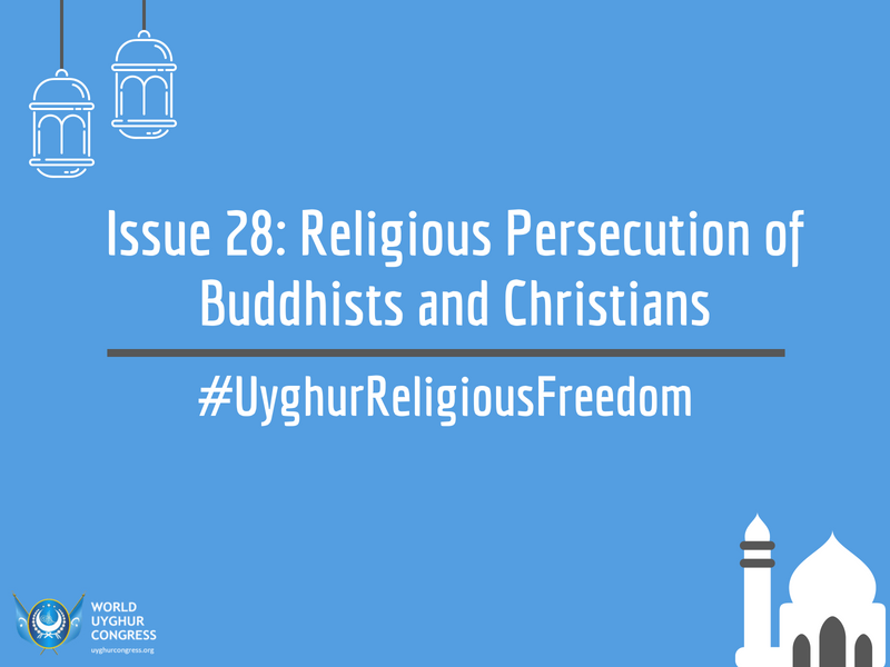 Issue 28: Religious Persecution of Buddhists and Christians