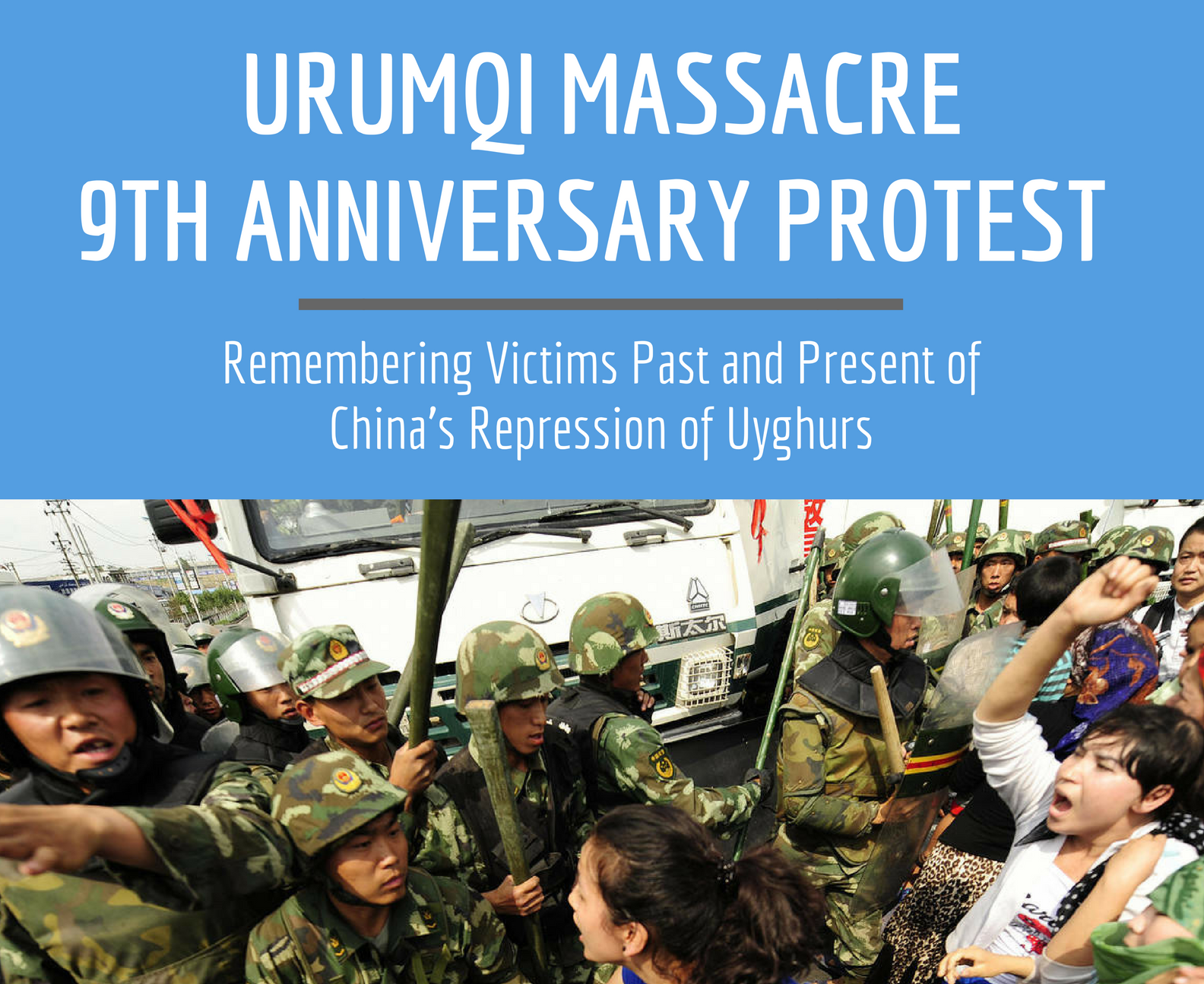 PRESS RELEASE: WUC Commemorates the 9th Anniversary of the Urumqi Massacre