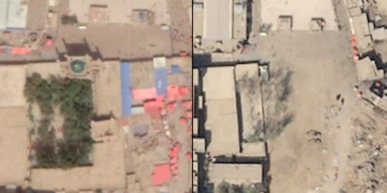Before-and-after photos show how China is destroying historical sites to monitor and intimidate its Muslim minority