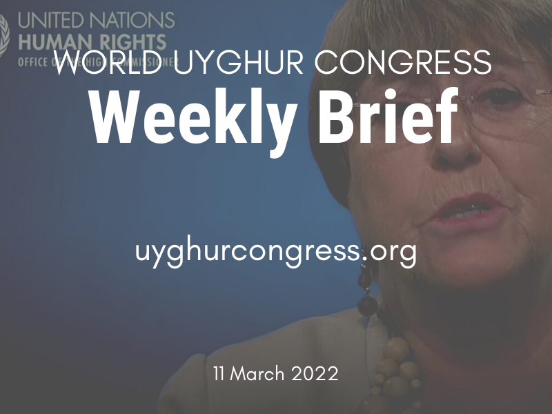 Weekly Brief, 11 March 2022