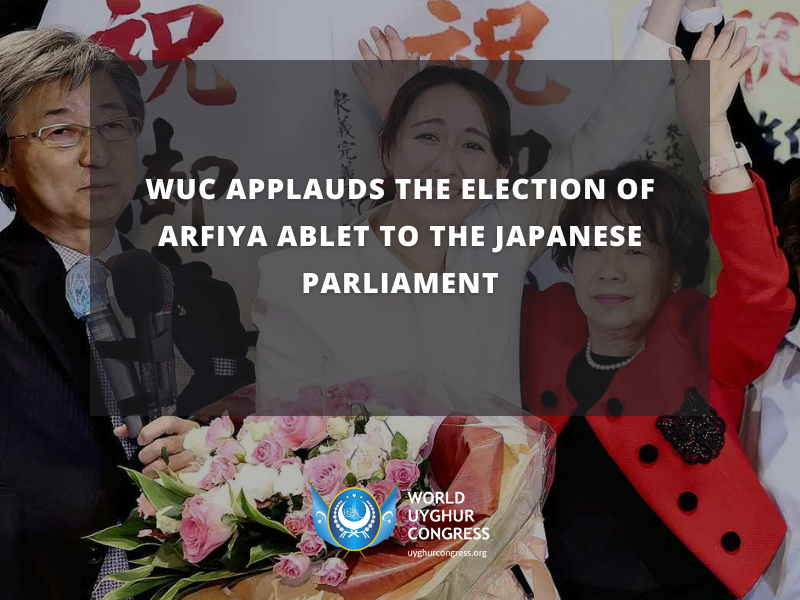 STATEMENT: WUC WELCOMES THE ELECTION OF FIRST UYGHUR FEMALE PARLIAMENTARIAN