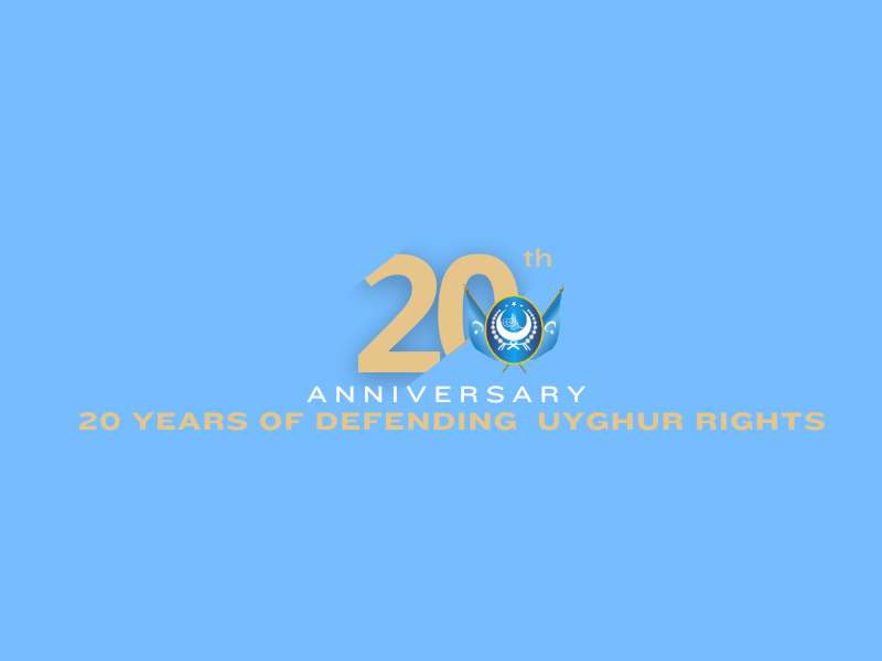 PRESS RELEASE:  World Uyghur Congress Celebrates its 20th Anniversary