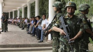 China stepped up security in Xinjiang following a string of recent public attacks